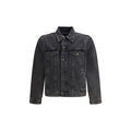 7FOR Gray Cotton Denim Jacket