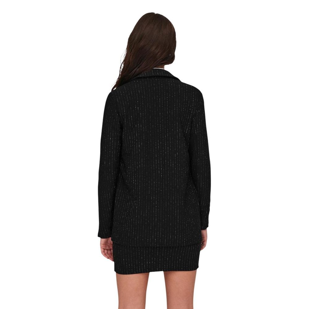 Jacqueline De Yong Black Polyester Blazer