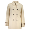 Tommy Hilfiger Beige Cotton Womens Trench Coat