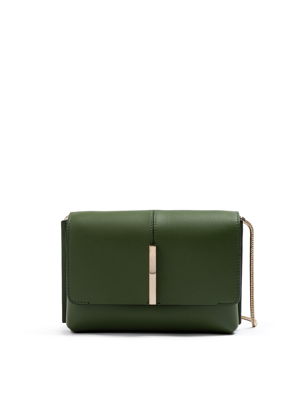 Giada Dark Green Leather Crossbody Bag