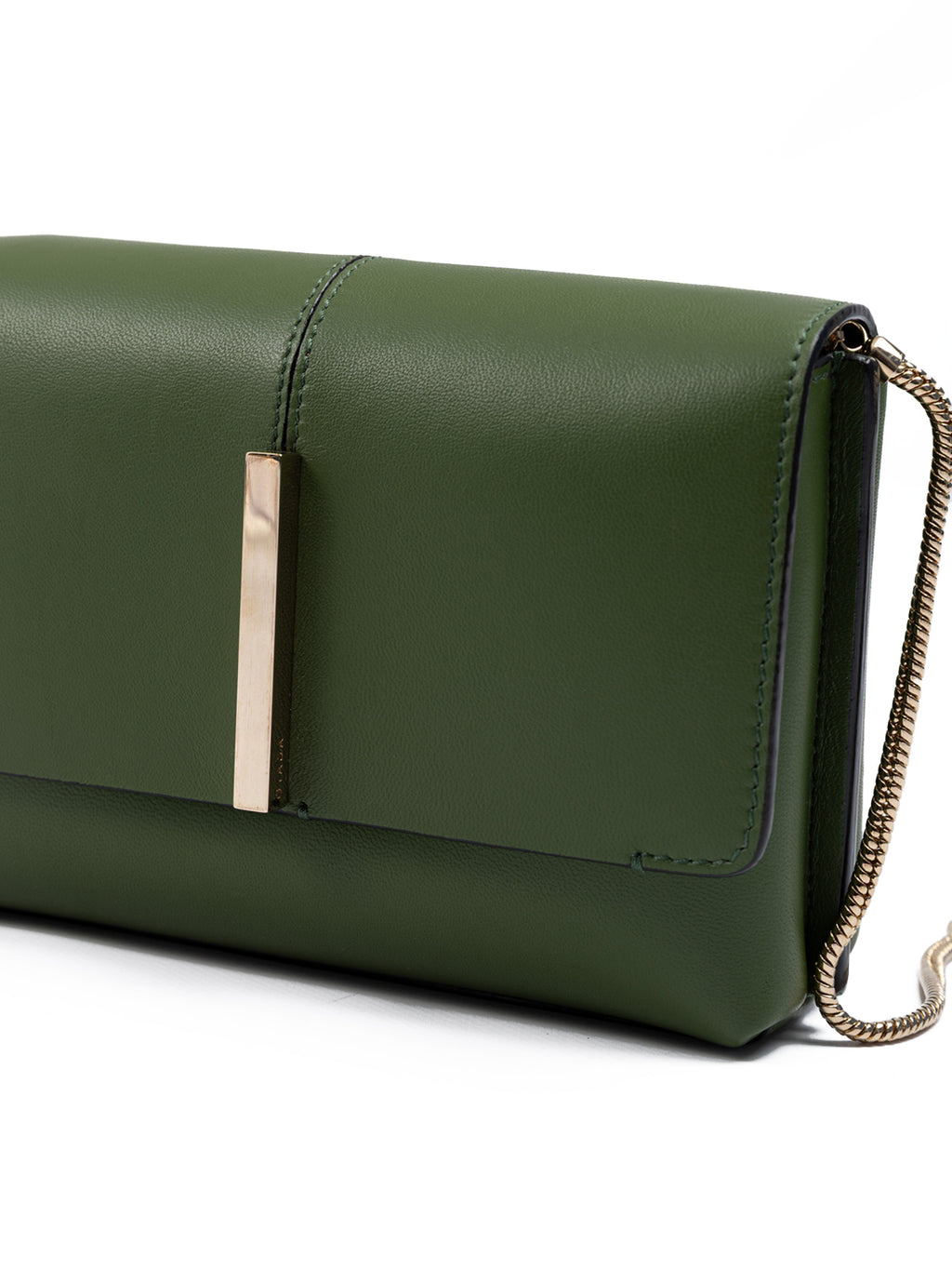 Giada Dark Green Leather Crossbody Bag